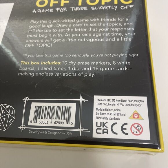 Off Topic A Game For Those Slightly Off Adult Party Board Game Night NEW! - Picture 4 of 5